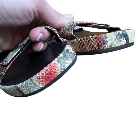 Thierry Rabotin Uno Python Snake Sandals Sz. 39 (US 8.5) - Picture 9 of 13
